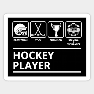 hockey player Sticker